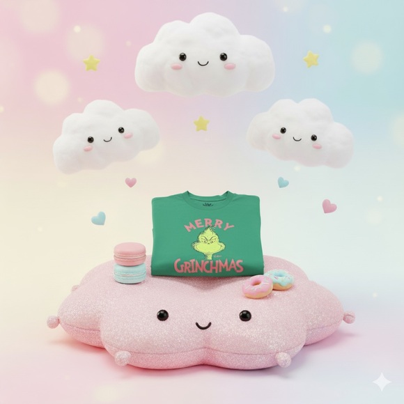 Grinch Merry Grinchmas T Shirt - Picture 1 of 6